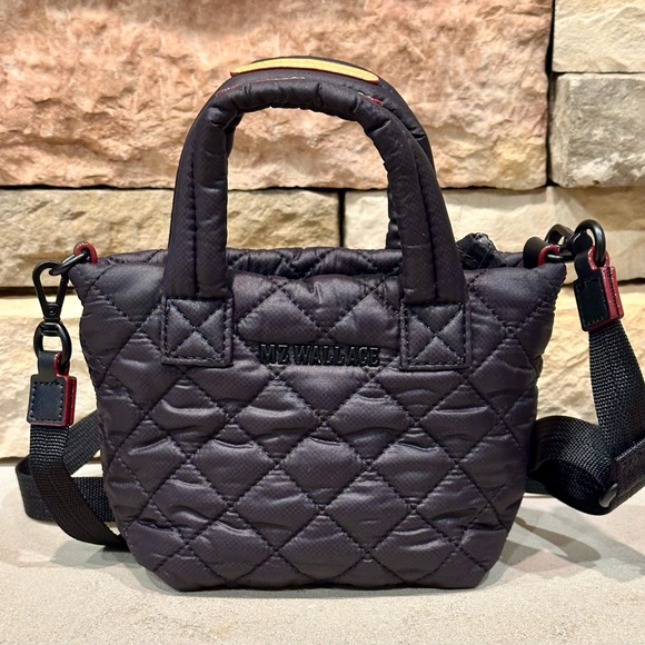 MZ Wallace Petite Metro Deluxe Black Crossbody Bag - Picture 5 of 16